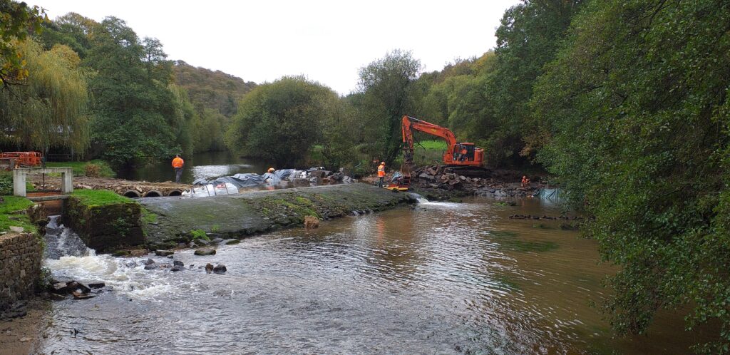 Moulin de Kerhé 27 10 25 les travaux ont repris
