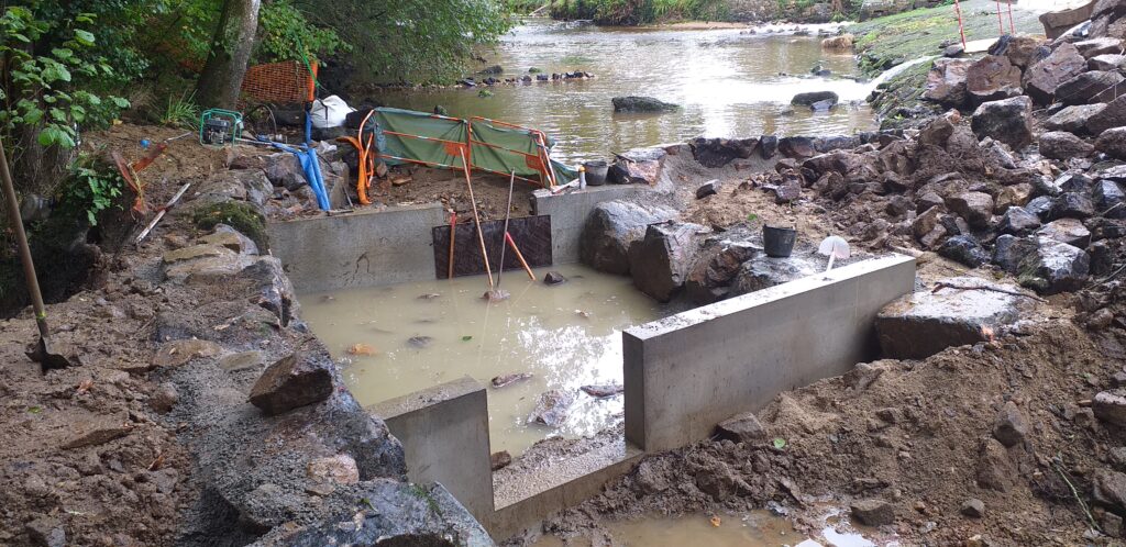 Moulin de Kerhé 27 10 25 le premier bassin de la passe