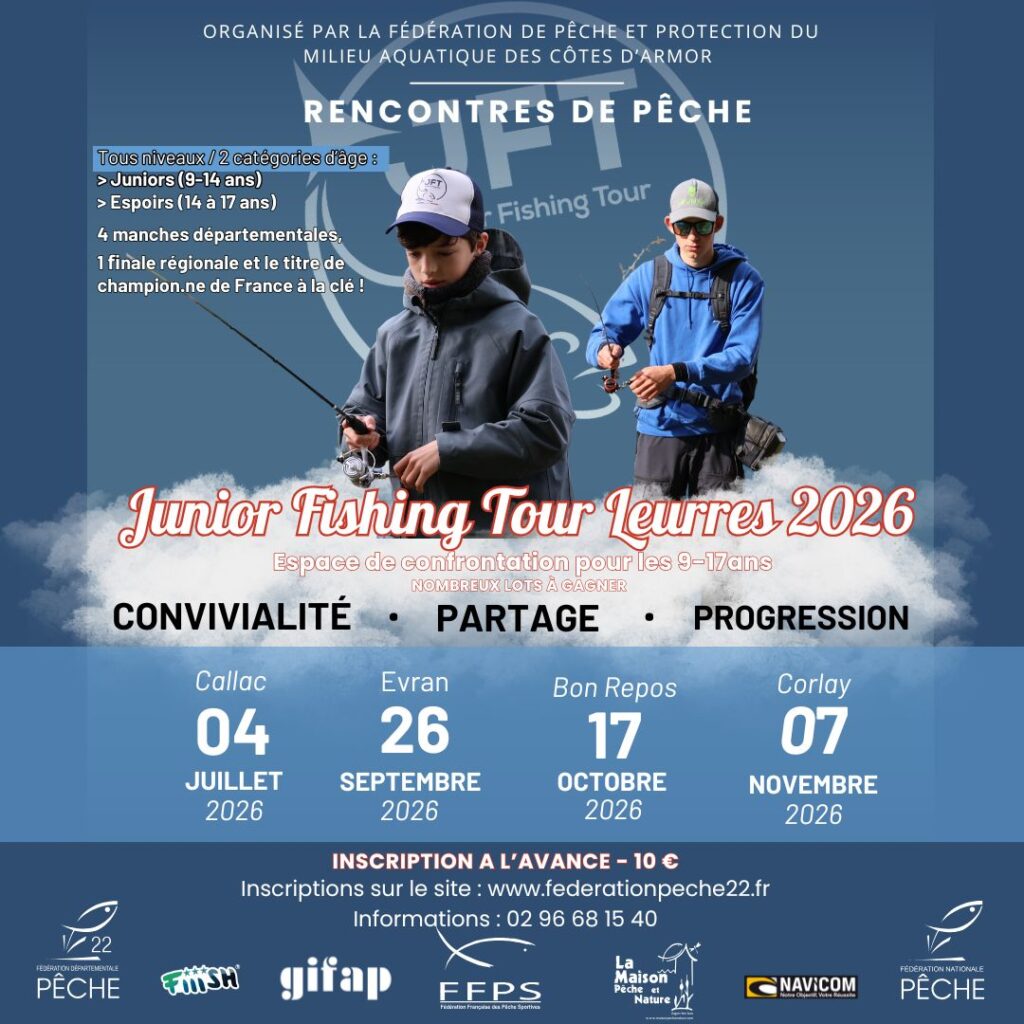 Junior Fishing Tour. leurres 2026