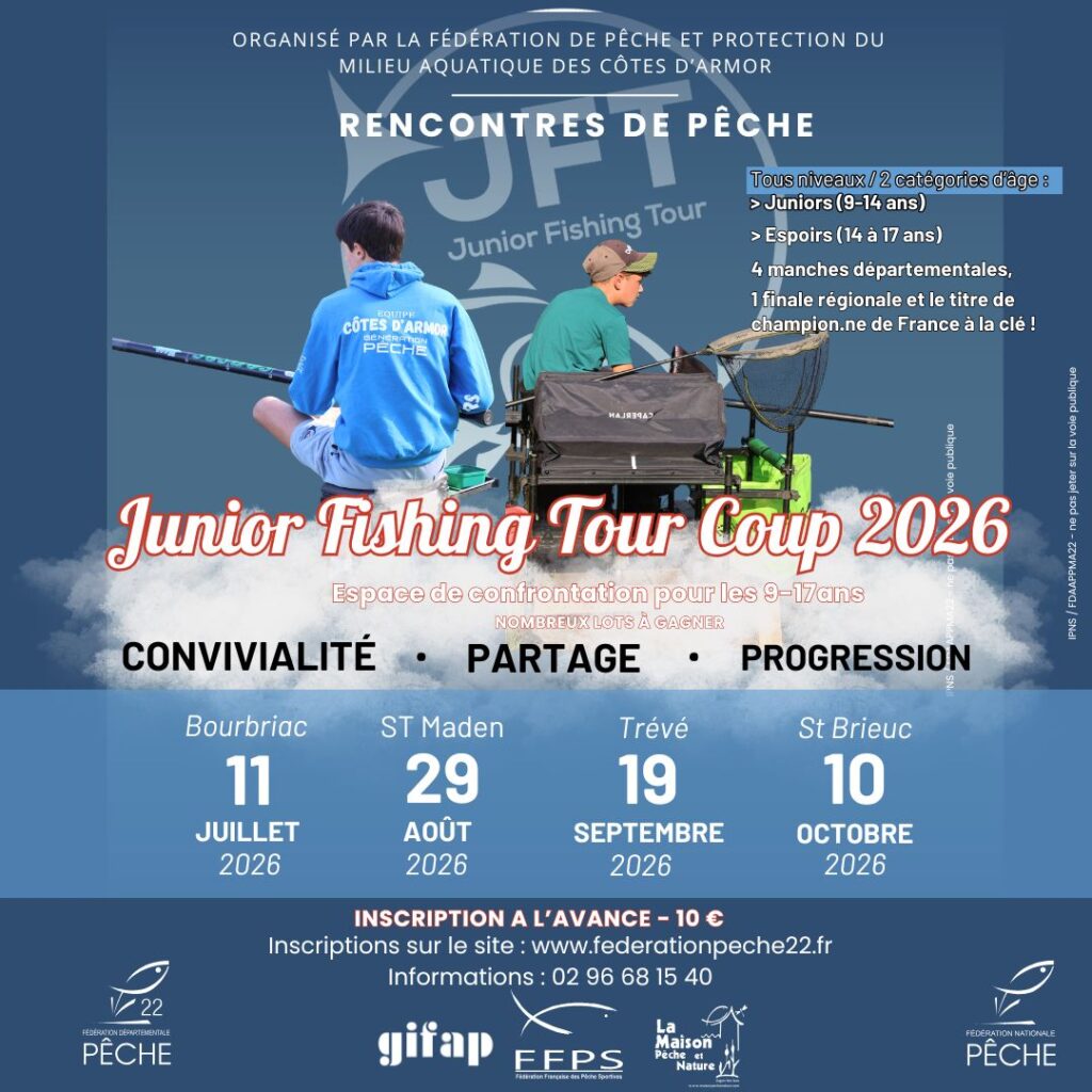 Junior Fishing Tour. pêche au coup 2026